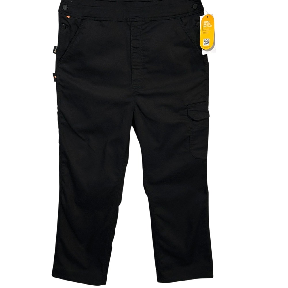 Timberland PRO Men's Ironhide Flex Bib Overalls Size XL (45X30")‎ Black Workwear - Picture 5 of 12